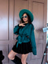 "EMERALD GREEN SPRITZ" - замшевая куртка
